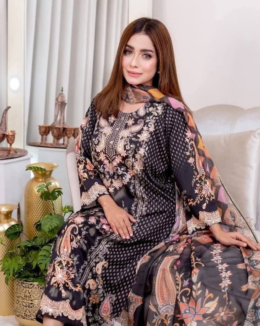 👗𝐃𝐢𝐠𝐢𝐭𝐚𝐥 𝐏𝐫𝐢𝐧𝐭𝐞𝐝 3 𝐏𝐢𝐞𝐜𝐞𝐬👗  *With Ari And Doller Work *