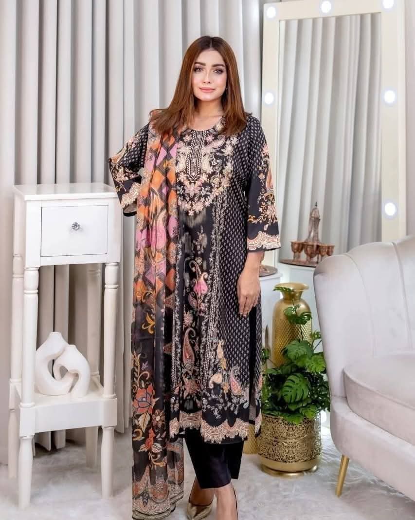 👗𝐃𝐢𝐠𝐢𝐭𝐚𝐥 𝐏𝐫𝐢𝐧𝐭𝐞𝐝 3 𝐏𝐢𝐞𝐜𝐞𝐬👗  *With Ari And Doller Work *